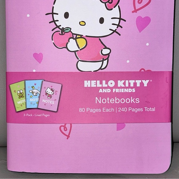 Sanrio Hello Kitty and Friends Set of 3 Notebooks - Picture 2 of 5